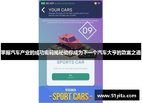 掌握汽车产业的成功密码揭秘助你成为下一个汽车大亨的致富之道